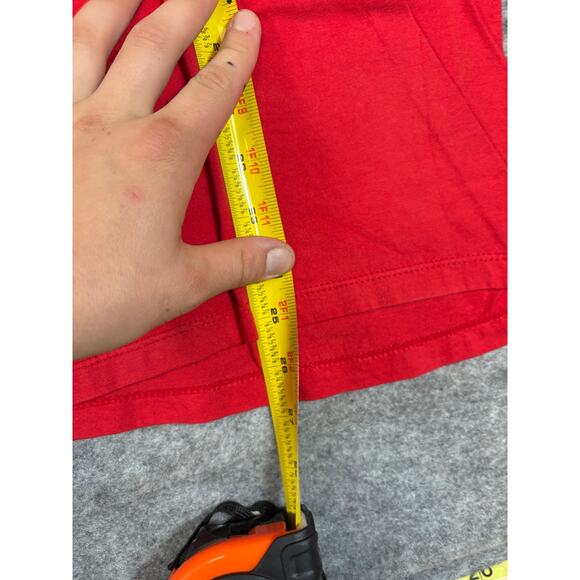 Hurley Shirt Mens Medium Red Graphic Graffiti Regular Fit Tee Skate Streetwear - Picture 3 of 6